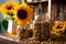 Sunflower Symphony: Nature\\\'s Palette for Health and Wellbeing AI Generated