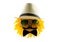 Sunflower wearing a hat, sunglasses, bow tie and mustache (close-up) on a transparent background