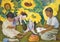 Sunflowers, 1943 painting by Diego Rivera