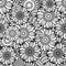 Sunflowers Seamless Pattern Background