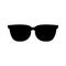 Sunglasses black Icon on white background. illustration