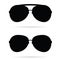 Sunglasses black vector
