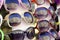 Sunglasses collection with reflection