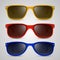 Sunglasses color. Vector