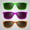 Sunglasses color. Vector