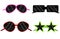 Sunglasses form set