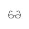 Sunglasses frame line icon