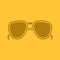 Sunglasses glyph color icon