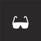 sunglasses icon. Filled sunglasses icon for website design and mobile, app development. sunglasses icon from filled golf