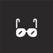 sunglasses icon. Filled sunglasses icon for website design and mobile, app development. sunglasses icon from filled water park