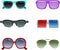 Sunglasses icon set 1
