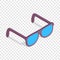 Sunglasses isometric icon