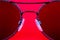 Sunglasses Lenses on a Red Background