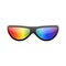 Sunglasses multicolor 3D. Summer sunglass shade isolated white background. Fun color sun glass Realistic design eye