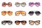 Sunglasses Realistic Set