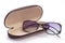 Sunglasses in spectacle case