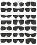 Sunglasses vector illustration