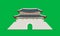 Sungnyemun Namdaemun gate changedoekgung palace in seoul south korea vector illustration eps10