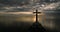 Sunken Cemetery in Camiguin Island. Philippines.