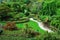 Sunken garden in butchart gardens