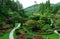 Sunken garden in butchart gardens