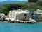 The sunken ruins on the island of Kekova, ancient Lycian city of Simena, Antalya, Turkey