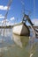 Sunken Sailing Boat in Murray River, Murray Bridge, South Australia