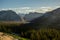 Sunlight Breaks Through Mountains to Hit Tenaya Lake