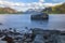 Sunlight on Ennerdale Water, Cumbria, the Lake District, England