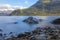 Sunlight on Ennerdale Water, Cumbria, the Lake District, England