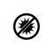 sunlight is forbidden icon. Element of logistics icon. Premium quality graphic design icon. Signs and symbols collection icon for