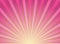 Sunlight horizontal background. Pink color burst background. Vector illustration