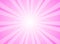 Sunlight horizontal background. Pink color burst background. Vector illustration