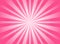 Sunlight horizontal background. Pink color burst background. Vector illustration