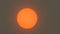 Sunlight obscured by Sahara dust and wildfire smoke