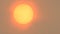 Sunlight obscured by Sahara dust and wildfire smoke