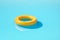 sunlight resort rescue vacation pool ring float circle water yellow. Generative AI.