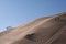 Sunlight on a sand dune in desert