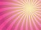 Sunlight spiral horizontal wide background. pink and yellow background. Vector illustration