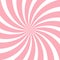 Sunlight swirl rays wide background. pink spiral burst wallpaper