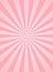 Sunlight vertical background. Pink color burst background. Vector illustration