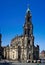 Sunlit Exterior View of Dresden Church, Germany