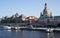 Sunlit Exterior View of Dresden Church, Germany