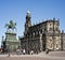 Sunlit Exterior View of Dresden Church, Germany