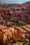 Sunlit Hoodoos in Bryce Canyon