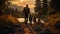 Sunlit Memories: A Father\\\'s Day Stroll in the Warmth of Love