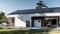 Sunlit Modern Eco-Friendly Home with Solar Panels. Generative ai