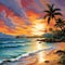 Sunlit Sandbars - Vibrant Watercolor Painting