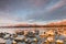 Sunlit stones on sunset, Lake Tekapo, New Zealand