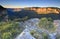 Sunlit Walls at Walls Lookout Blue Mountains